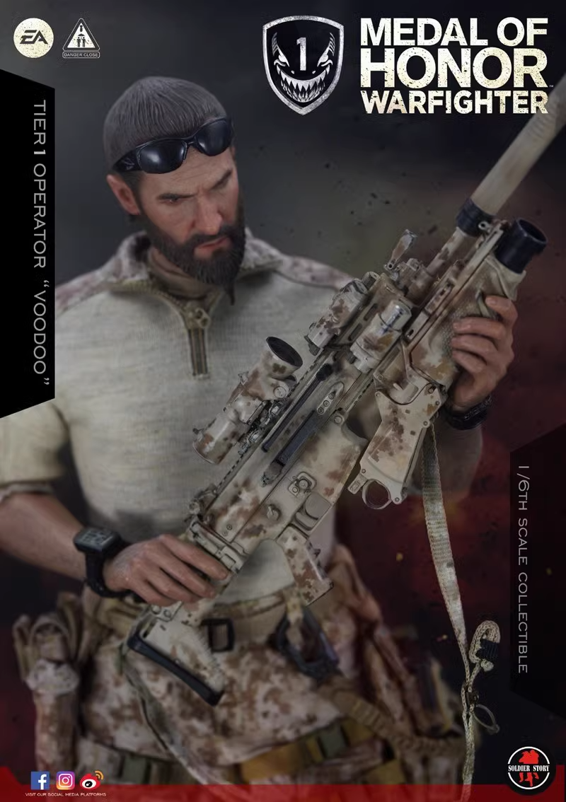 Soldier Story 1/6 SS106 Voodoo Medal Of Honor Navy SEAL Operator