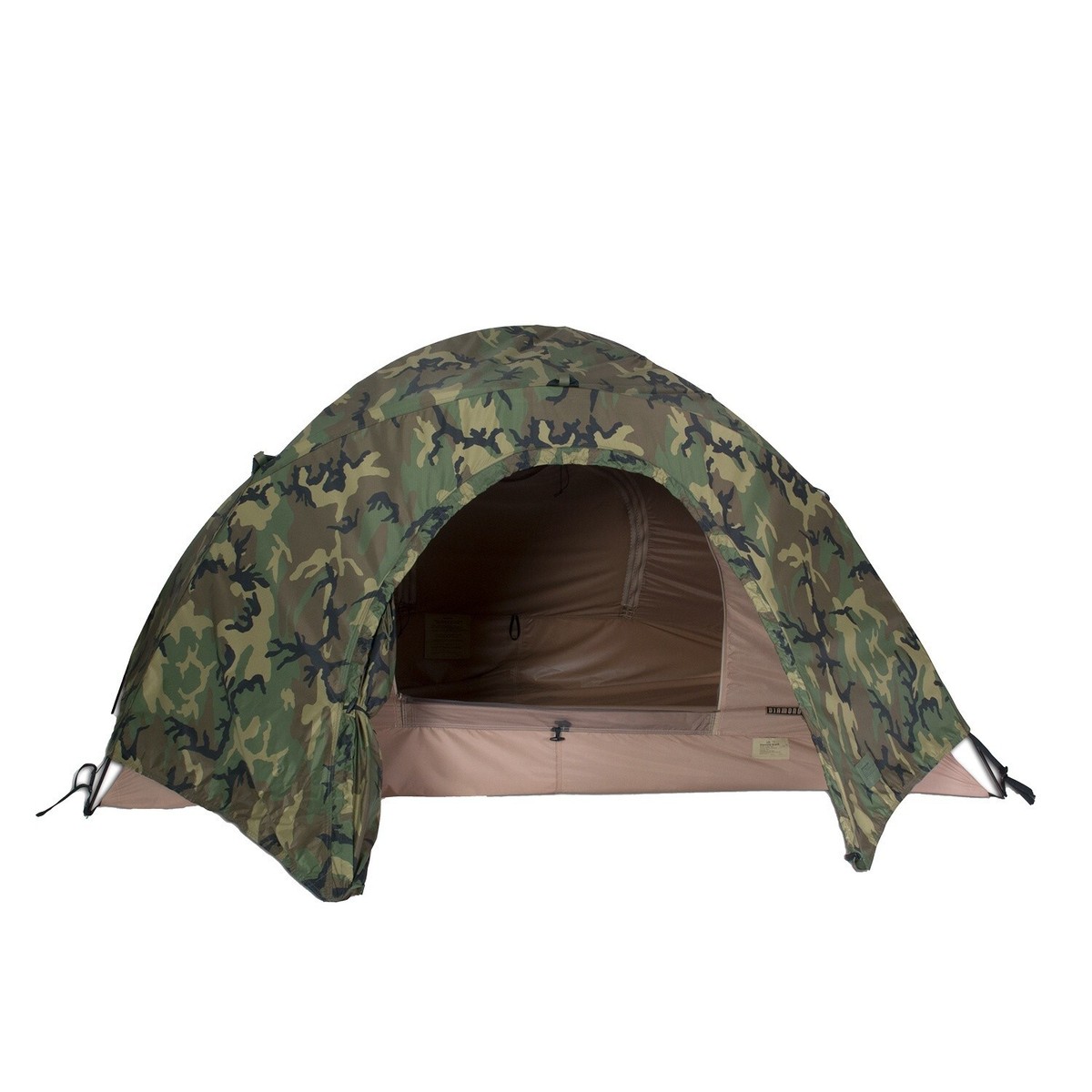 USMC Marine Combat Tent Woodland Camo Diamond Brand w/ Rain Fly