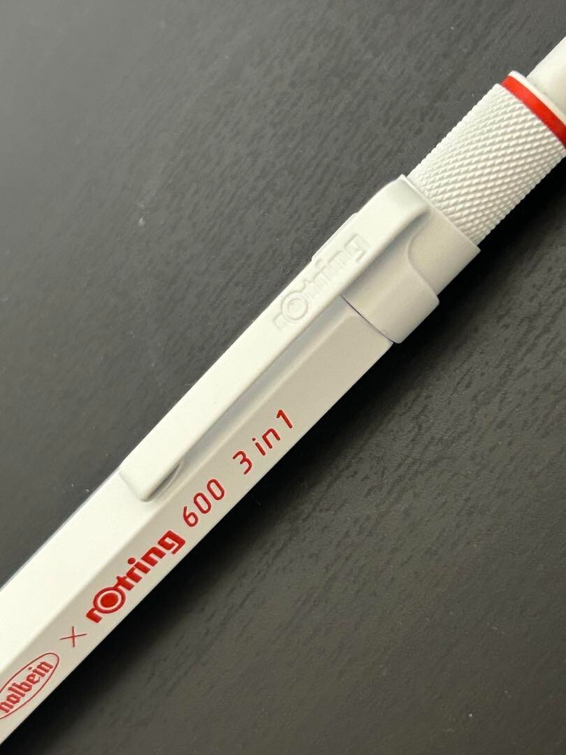 Rotring Holbein Collaboration 600 3 in 1 Multi Pen Permanent White