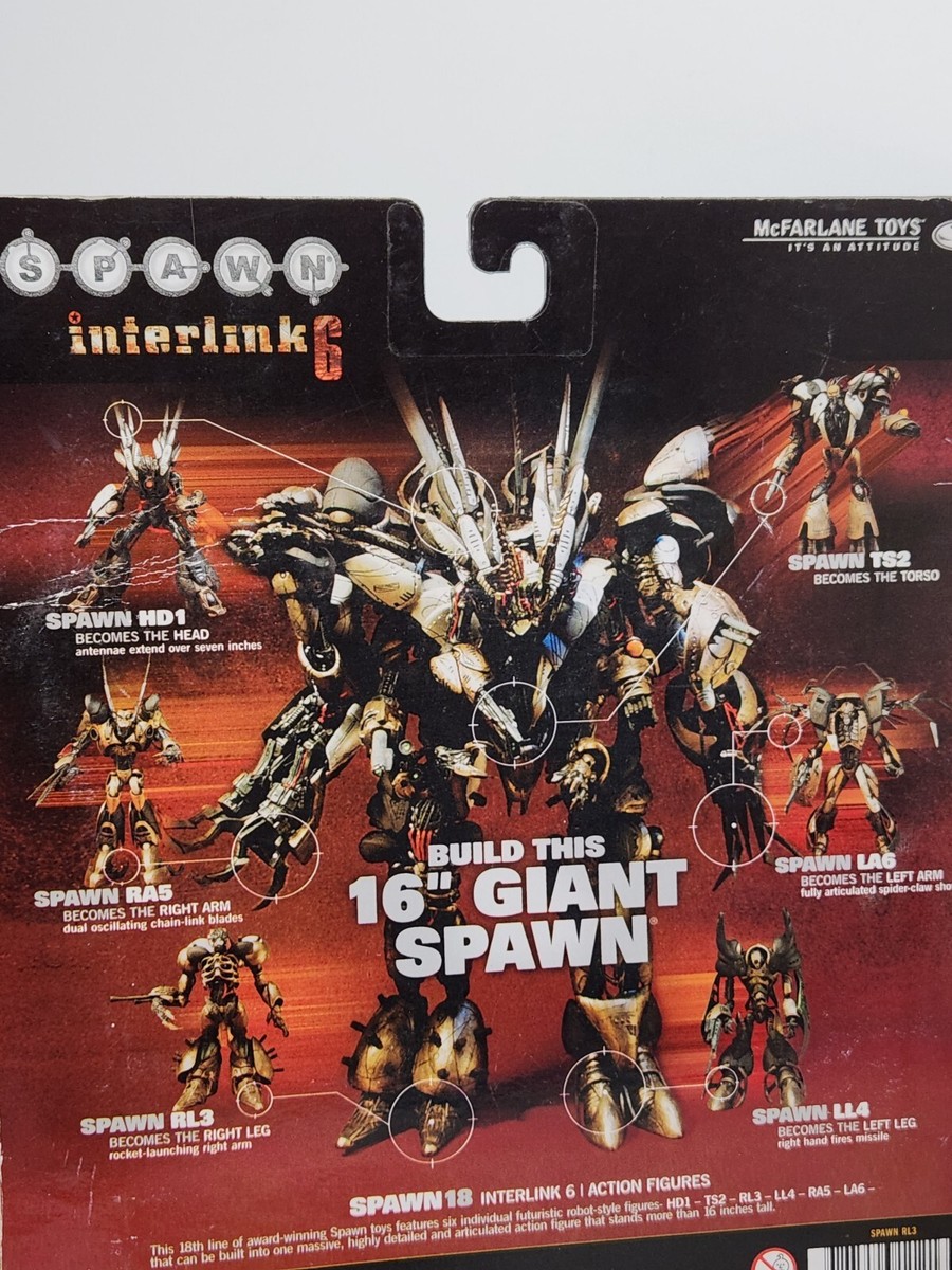 New McFarlane Toys Spawn Series 18 Interlink 6 Right Leg RL3 of