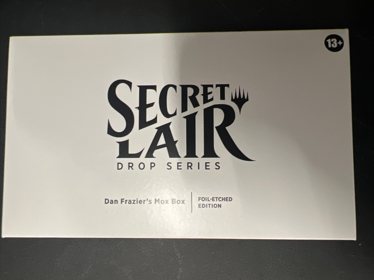 Secret Lair Dan Frazier's Mox Box Foil Etched Cards Sealed Opal