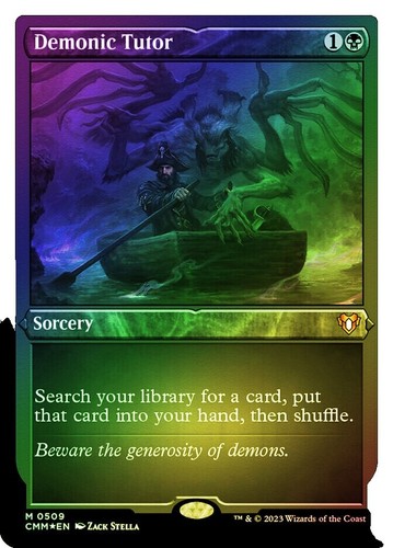 MTG demonic tutor 2ED 未使用 ミント 1枚 MTG demonic tutor 2ED 未