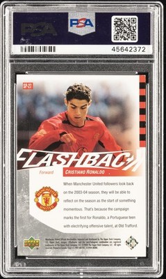 2004 SP AUTHENTIC MANCHESTER UNITED FLASHBACK CRISTIANO RONALDO
