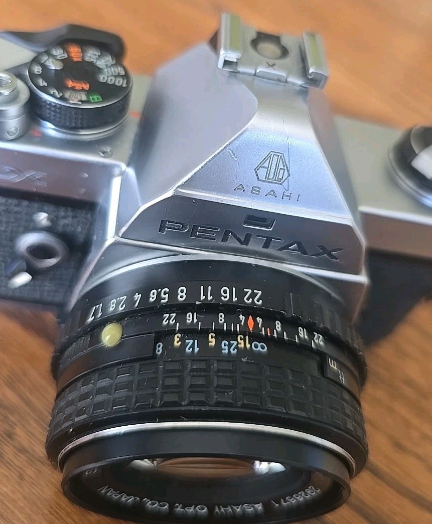 UNTESTED Pentax Asahi MX Camera with Pentax Asahi 1:1.7 /50mm Lens