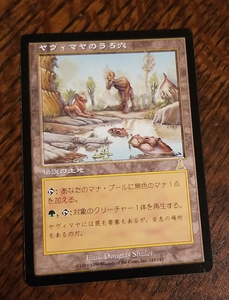 ヤヴィマヤのうろ穴/Yavimaya Hollow UDS日本語foil ヤヴィマヤのうろ