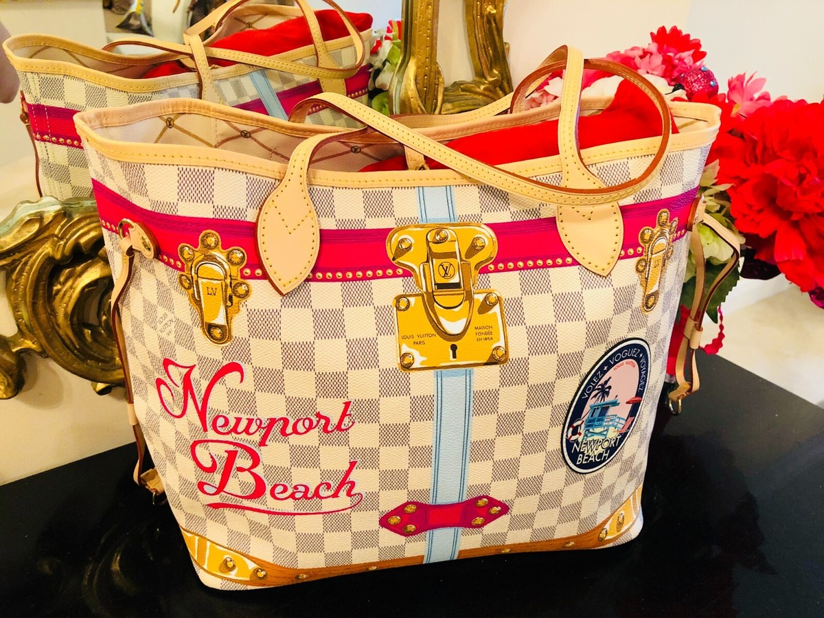 Louis Vuitton Summer Trunk CALIFORNIA NEWPORT BEACH Damier Azur