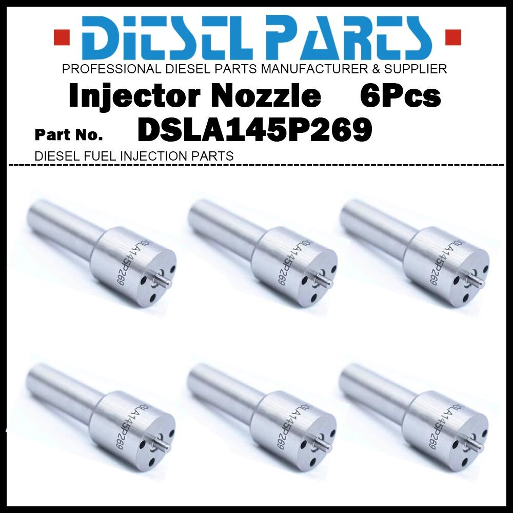 6x Diesel Fuel Injector Nozzle DSLA145P269 for MACK E7-350