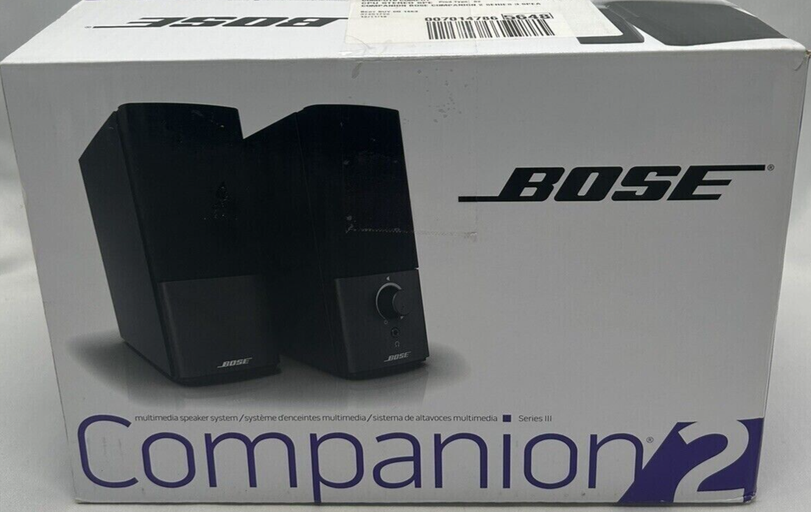 Bose Companion 2 Series III Multimedia Desktop Laptop PC Speaker