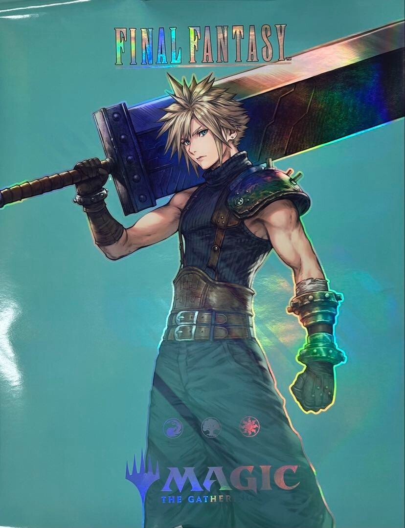セフィロス クラウド等ffファイナルファンタジー mtgポスター5枚セット