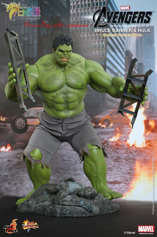 Hot Toys Mms230 The Avengers: Bruce Banner And Hulk Set Regional