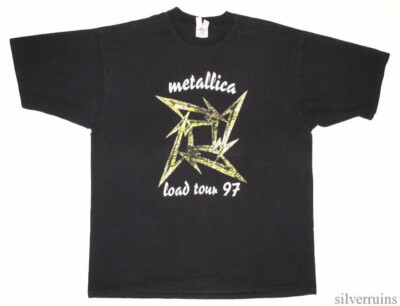 Metallica Vintage T Shirt 1997 Load Tour Ninja Logo Rock Concert