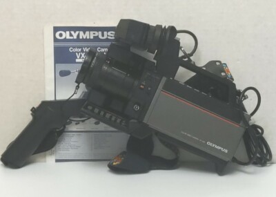 Vintage 1980s Olympus VX-304-U Color Video Camera & Instruction