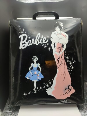 Vintage MIDGE BARBIE DOLL Ponytail 1962 Black Vinyl Box | eBay