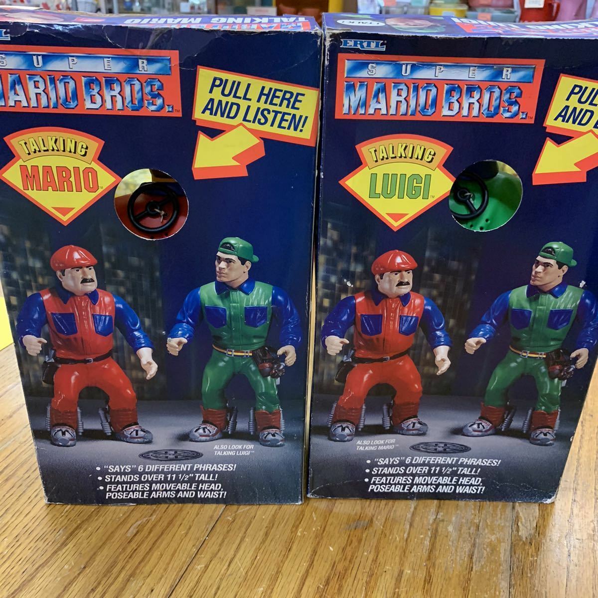 Rare Super Mario Bros. Talking Figure Dead Stock Artel Nintendo
