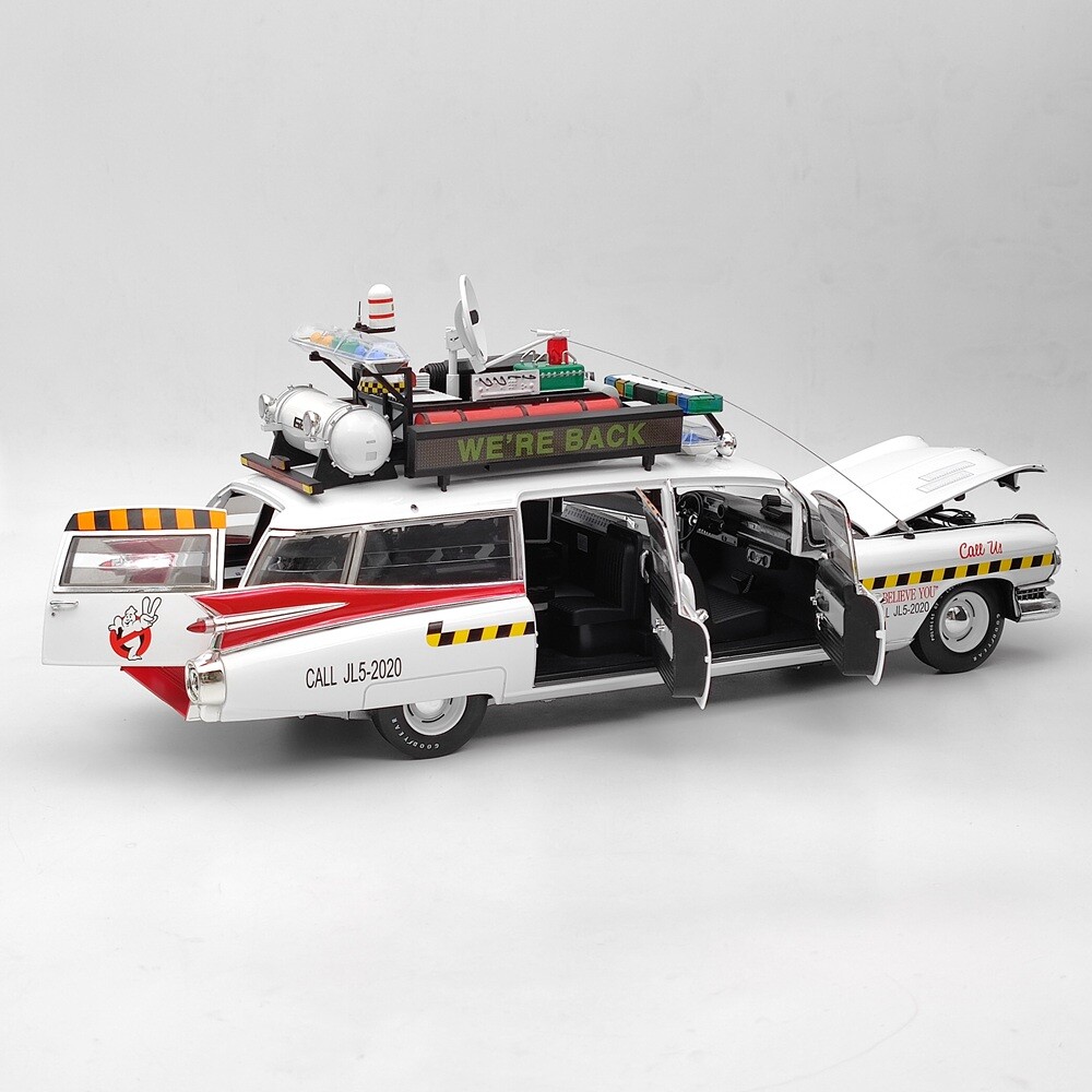 1/18 HOT WHEELS Cadillac Ghostbusters II ECTO 1A Elite X5470