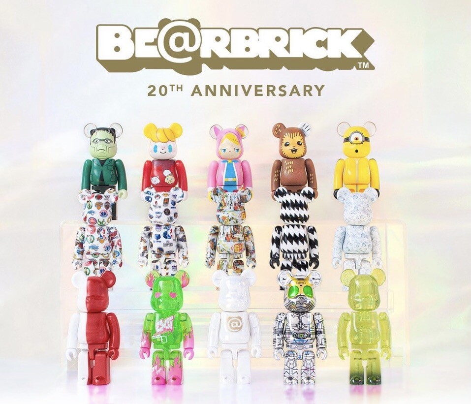 ベアブリック 20th Anniversary 400％