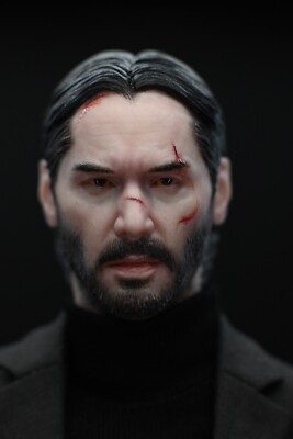 1/6 カスタムヘッド 『ジョン・ウィック』ジョン・ウィック 1/6 john