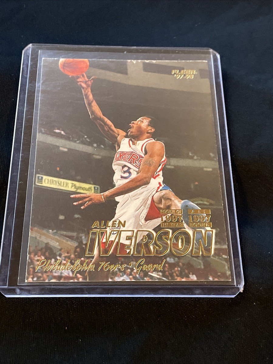 Allen Iverson Fleer 97-98 #3 Rookie of the Year | eBay