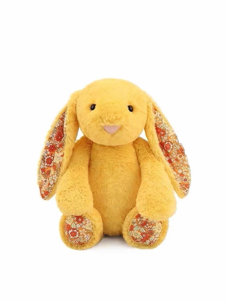 Jellycat Yellow Floral Bunny Plush Toy Soothing Doll | eBay