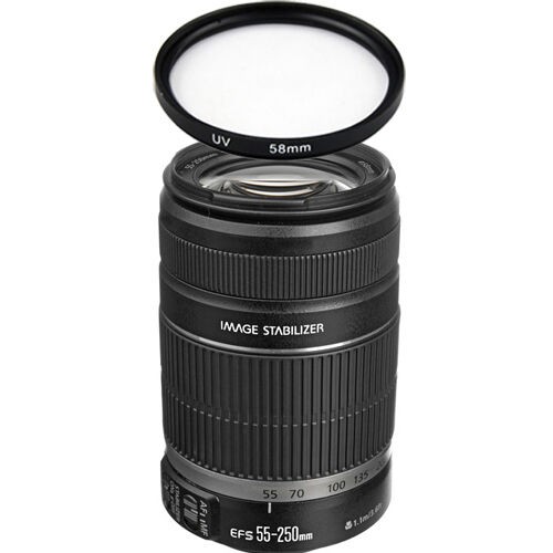 Canon EF-S 55-250mm F/4-5.6 IS Telephoto Zoom Lens for sale online