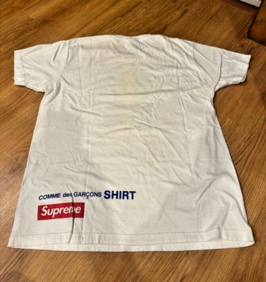 Supreme X 2014 Comme des Garcons Shirt Harold Hunter White T Shirt