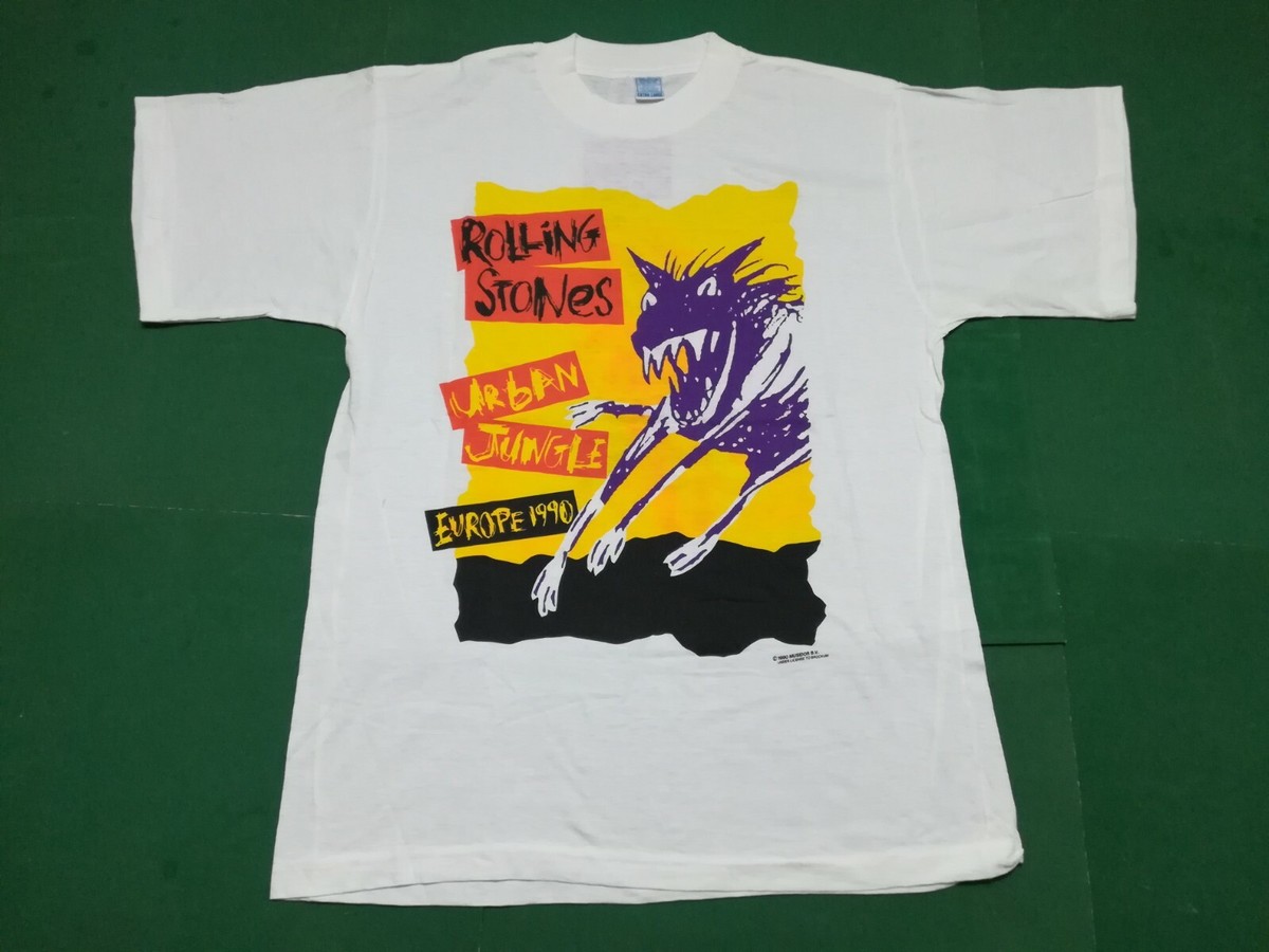 ROLLING STONES Urban Jungle Tour 90 - Very Rare Vintage T-Shirt