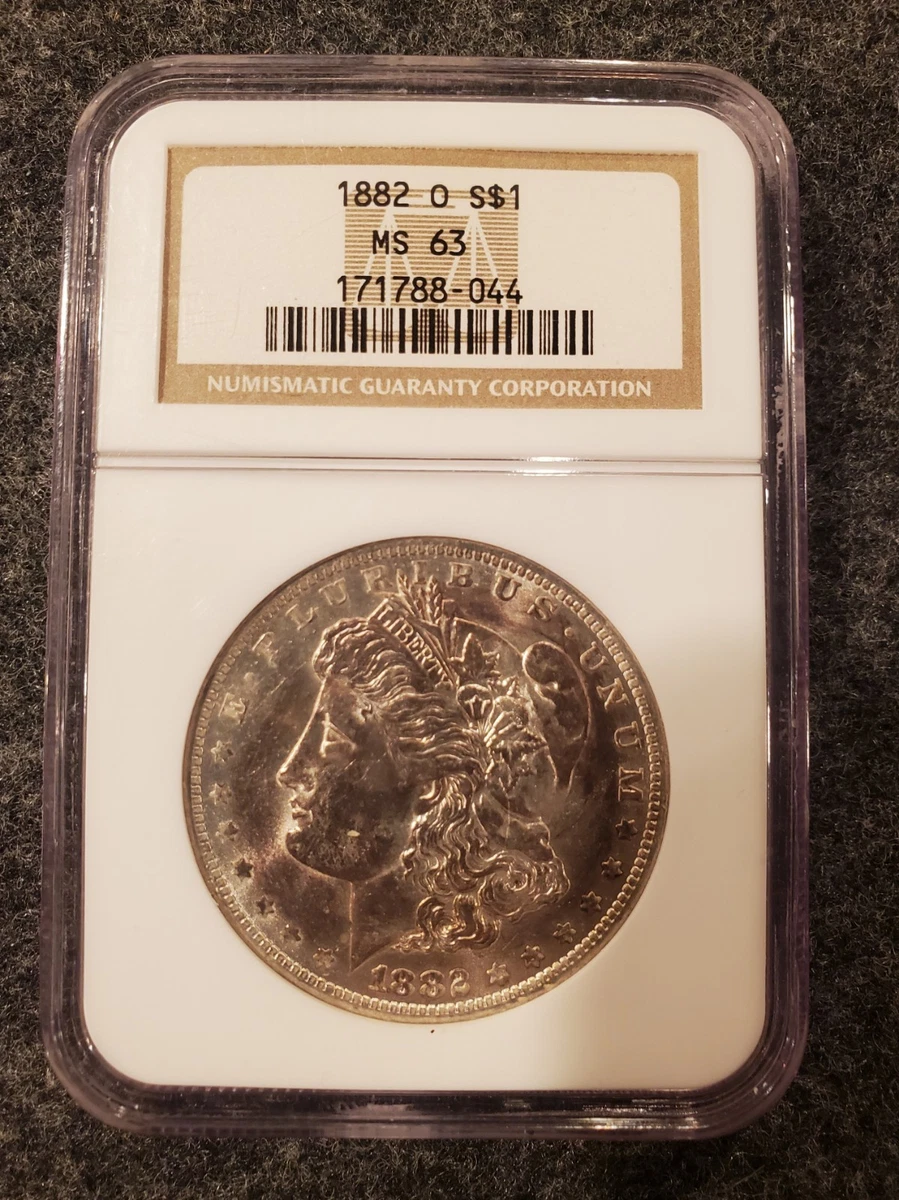 NGC Grade MS 63 1882 Year Morgan US Dollars (1878-1921) for sale