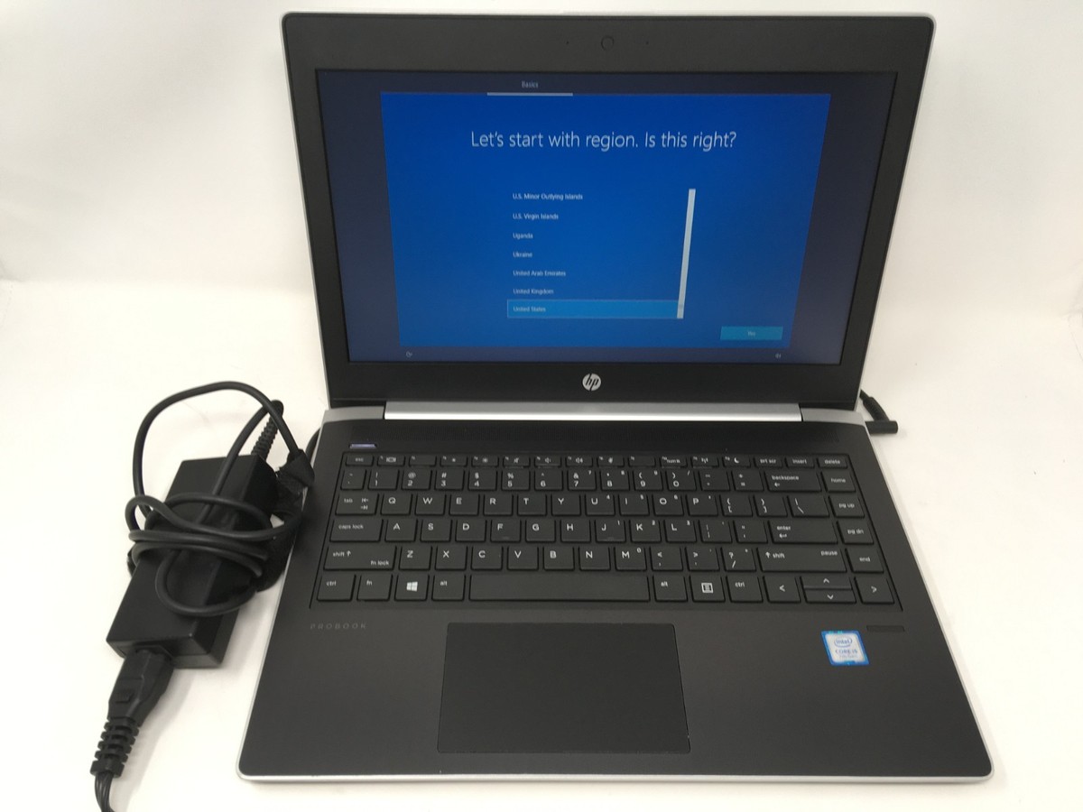 HP ProBook 430 G5 –Intel Core i5-7200U –8GB RAM –256GB SSD