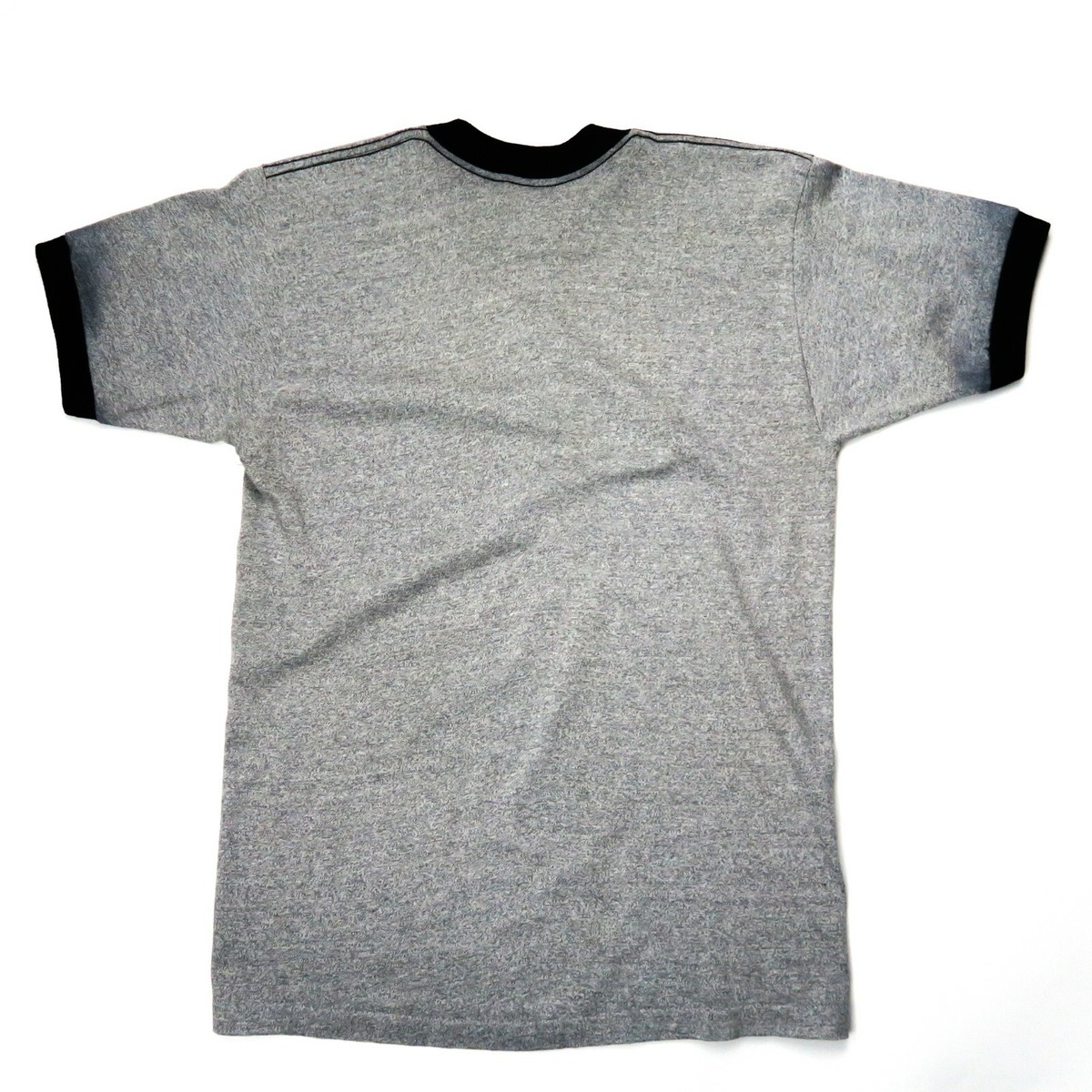 Vtg Tropix Togs Mickey Mouse Medium Gray Single Stitch Ringer