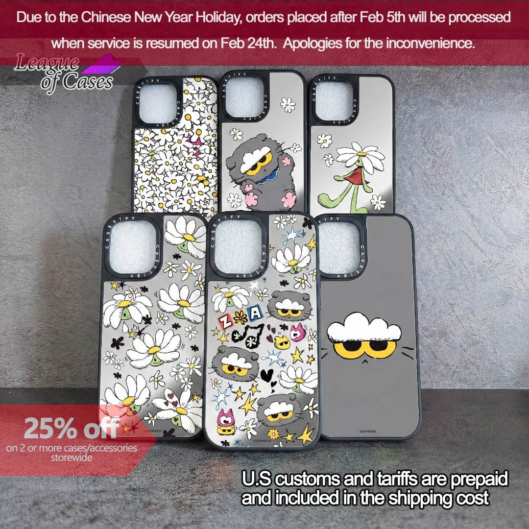 ZO&FRIENDS Casetify Mirror Case for iPhone 13-17 optional MagSafe