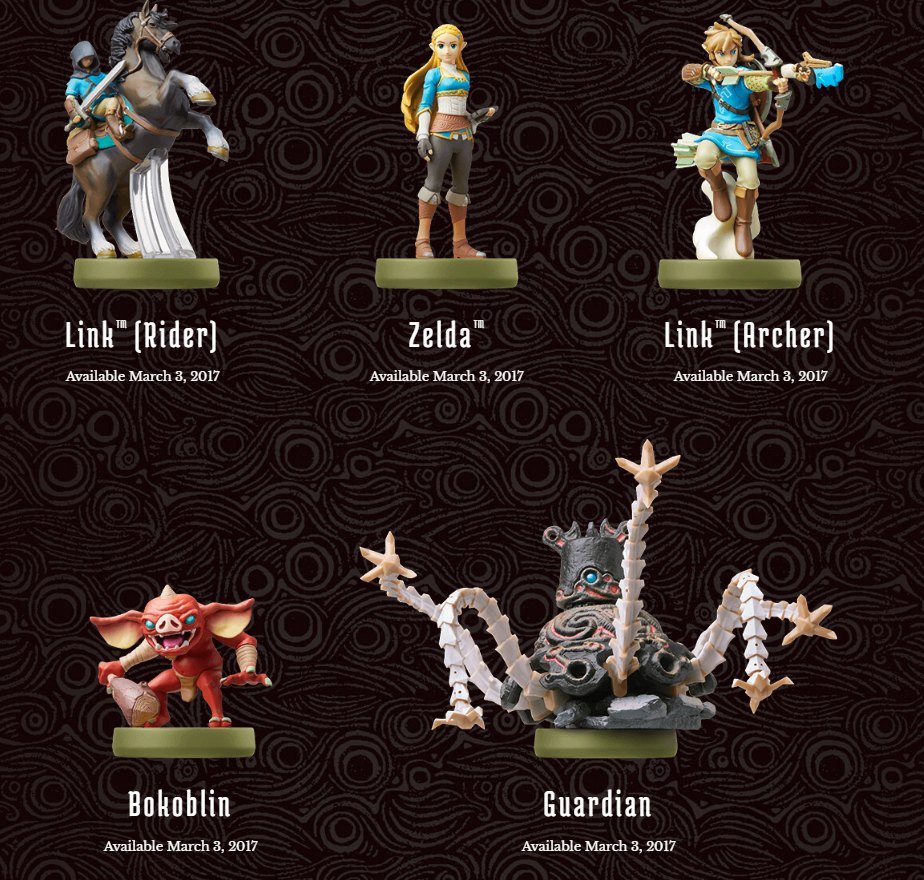 The Legend of Zelda Breath of the Wild Amiibo Series | eBay