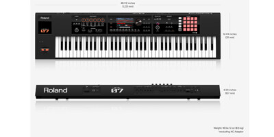 Roland FA-07 Keyboard Synthesizer, 76 Key - Black for sale online