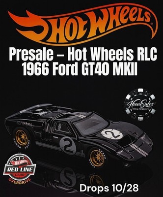 RLC限定 ホットウィール フォード GT40 MKⅡ ミニカー 未開封 RLC限定