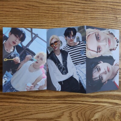 Lee Know Hyunjin Unit Official Mini Folded Poster Stray Kids