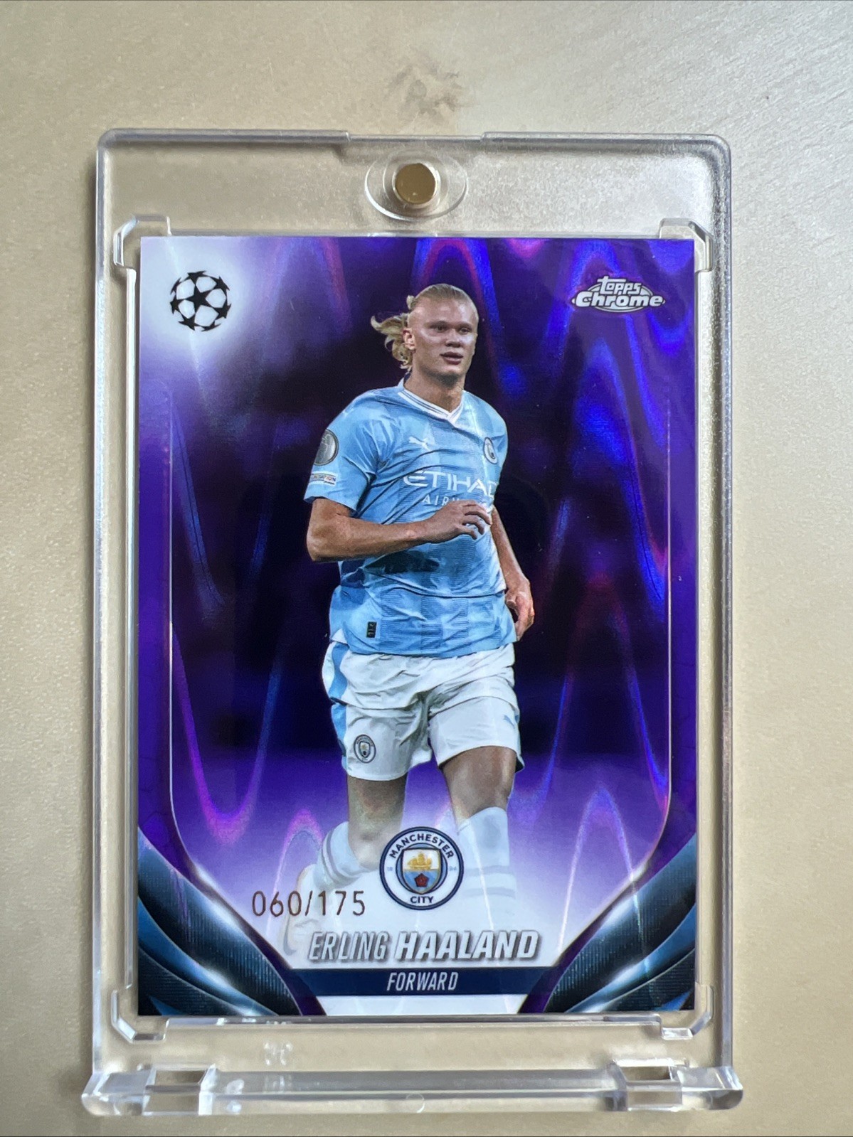 アーリング ハーランド Topps Chrome Gold Ray Wave Erling Haaland