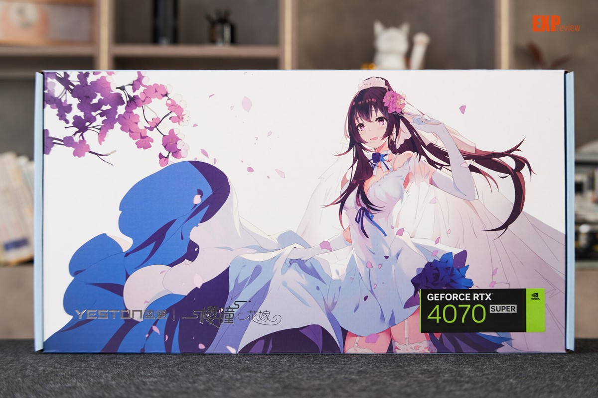 Yeston RTX4070 12GB 桜瞳 花嫁 Yeston GeForce RTX 4070 Super Sakura