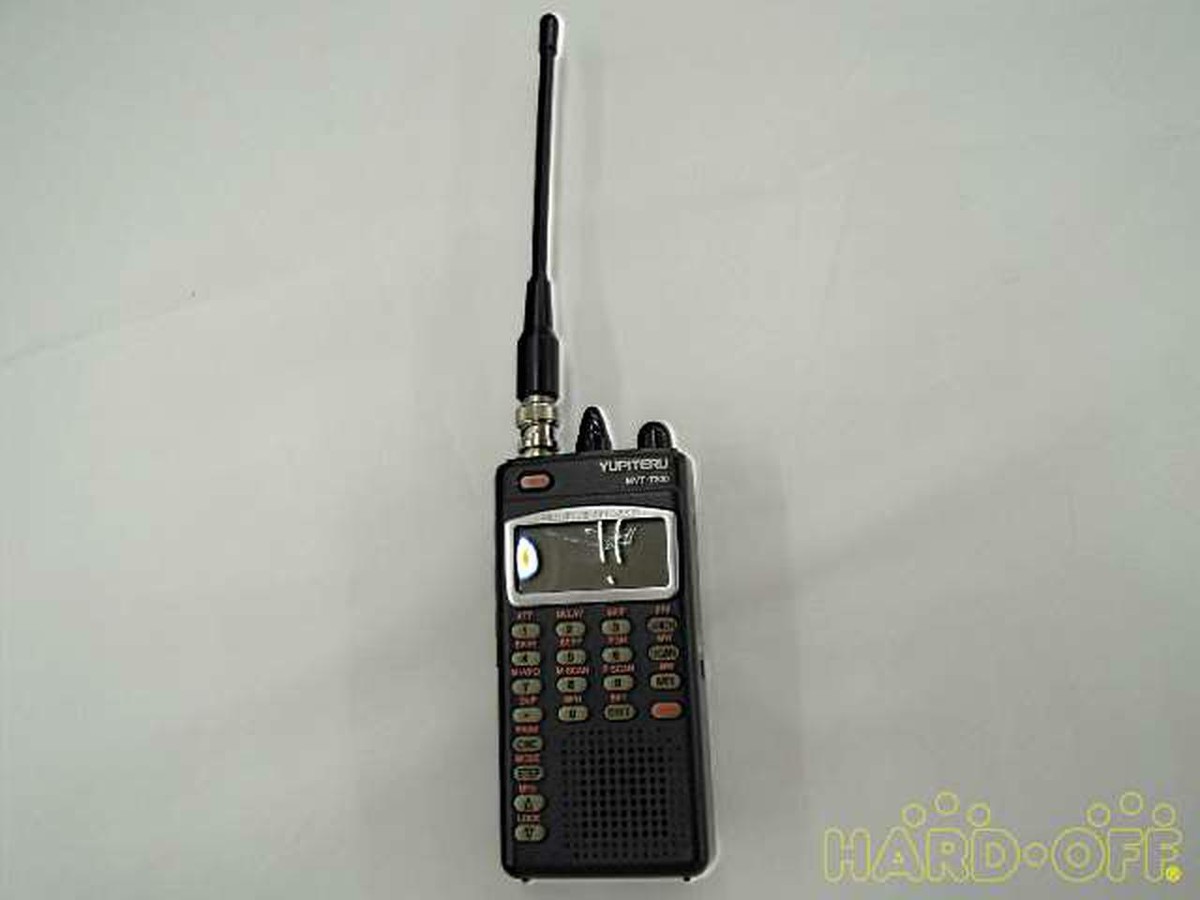 YUPITERUユピテル MVT-7300広帯域受信機と周波数帳