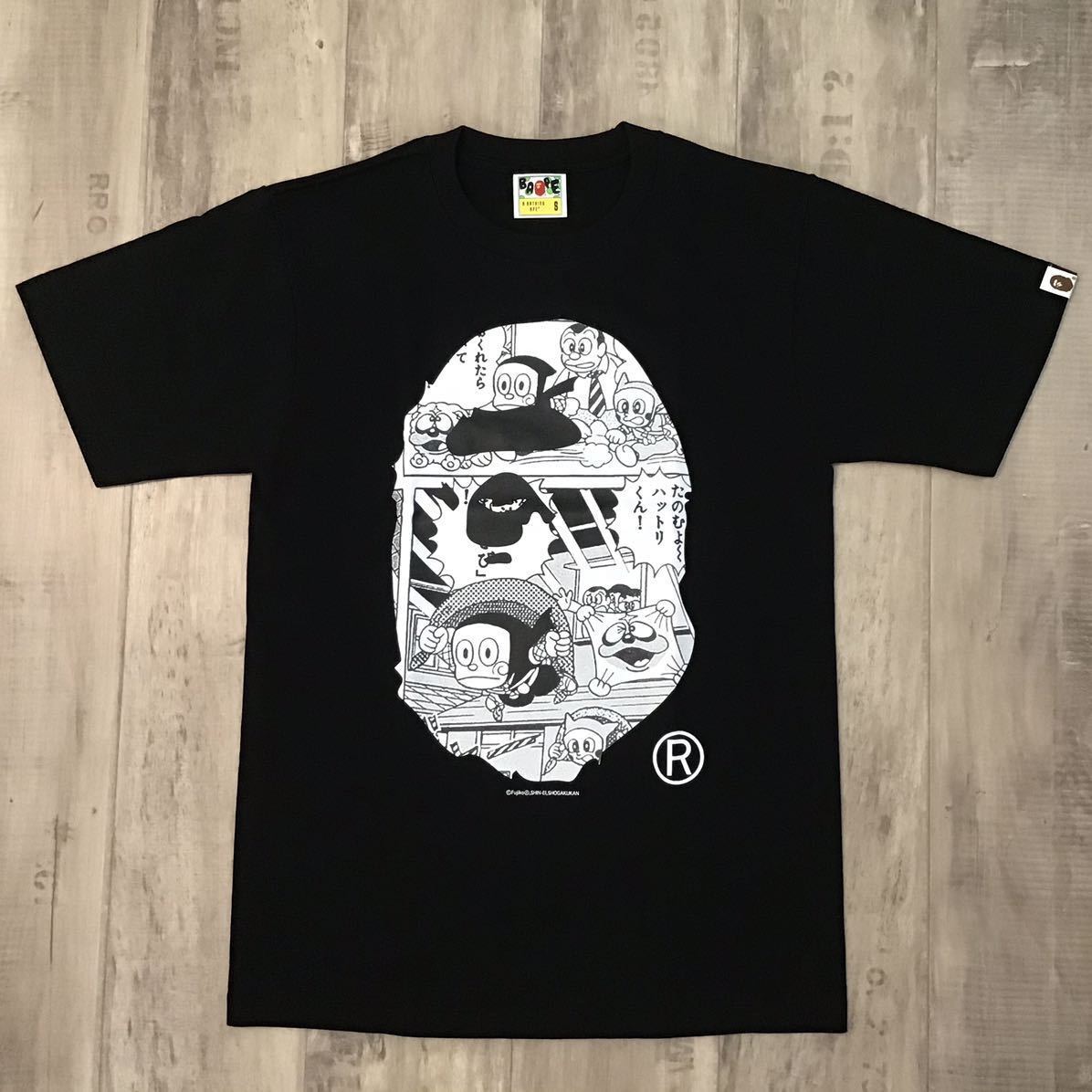 BAPE × Ninja Hattori kun APE HEAD milo T-shirt Black A Bathing Ape