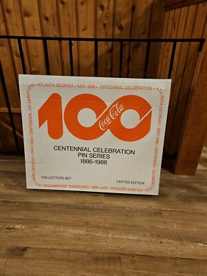 Coca Cola Centennial Celebration Pin Series 1886 1986 Complete Set