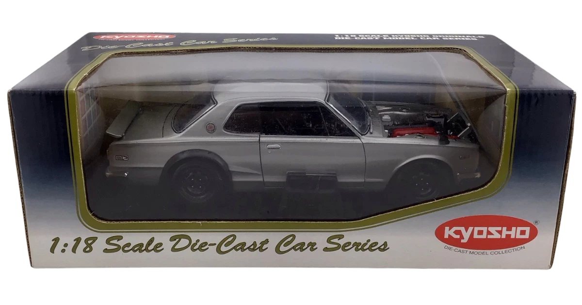 NISSAN SKYLINE 2000GT-R Kyosho Original 1:18 Die-Cast Model Car