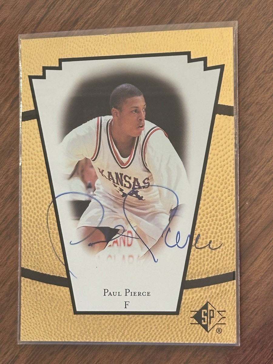 NBA UD BLACK 9/15 Paul Pierce 直筆サインカード NBA UD BLACK 9/15