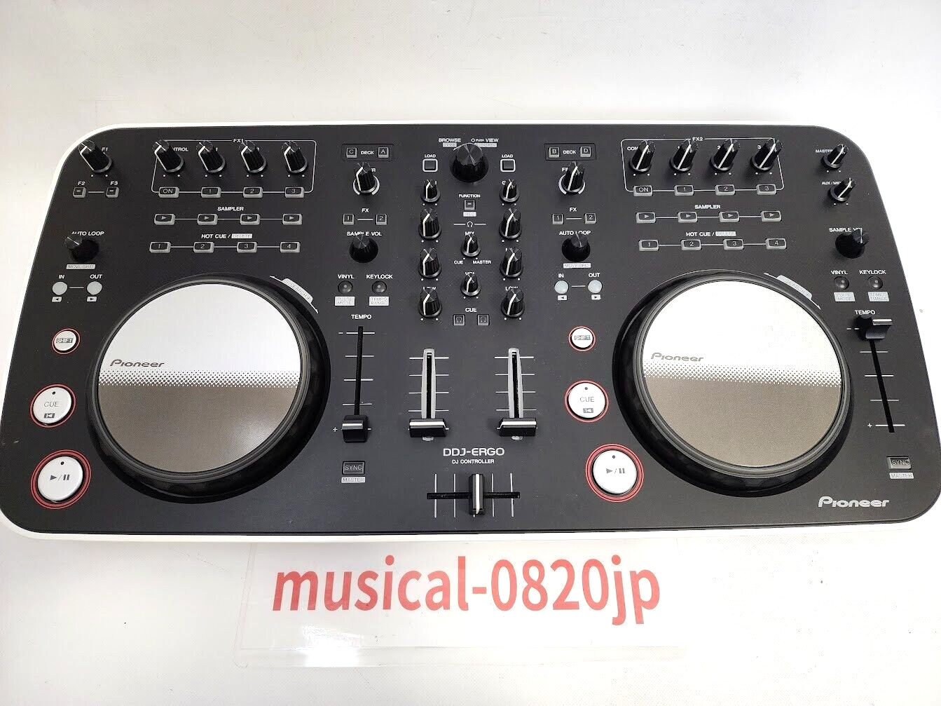 PIONEER DDJ-ERGO-V Digital DJ PCDJ Controller Black | eBay