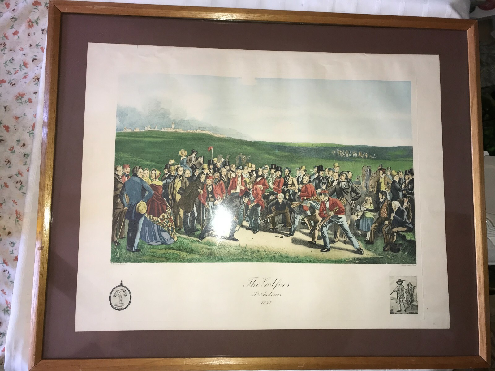 St. Andrews Caddie 絵画 St. Andrews Caddie 絵画 GOLF ART - ST