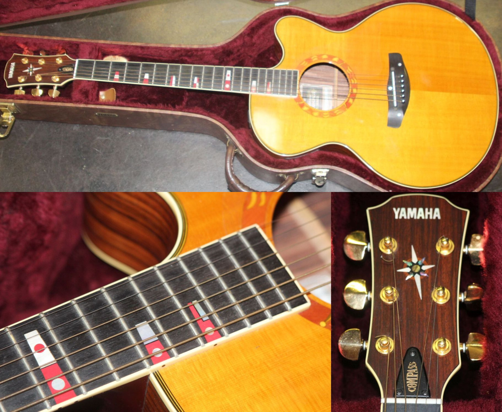 Yamaha CPX-15 Compass 1st Edition Nautical Flag Acoustic Electric