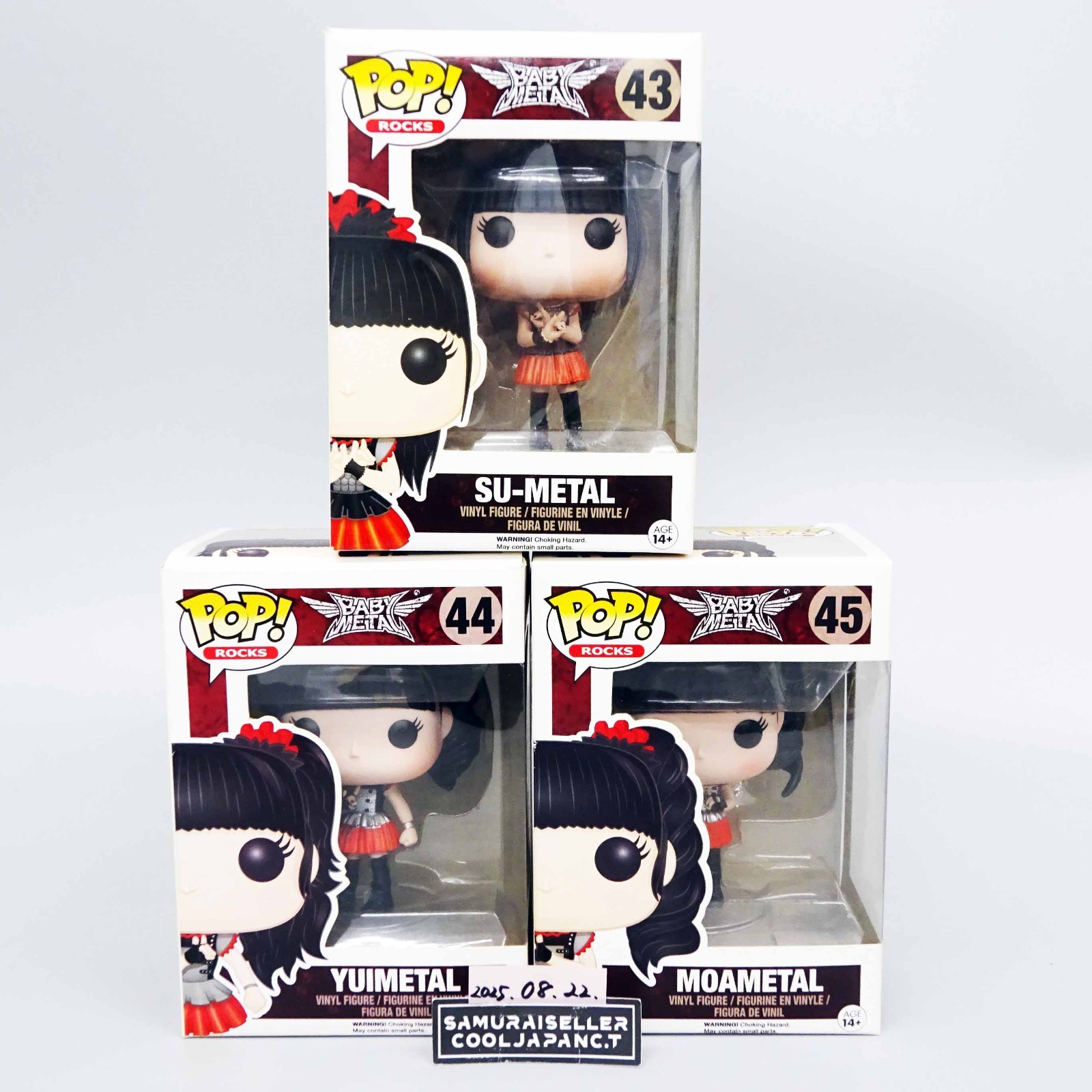 ファンコ Funko☆POP! BABYMETAL ベビーメタル ☆三種類セット☆まとめて