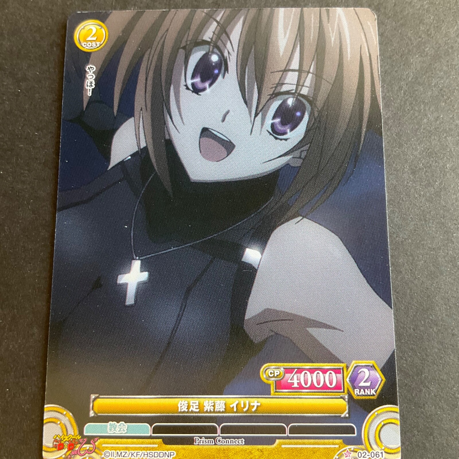 プリズムコネクト ハイスクールDxD 紫藤イリナ にゅう 箔押しサイン