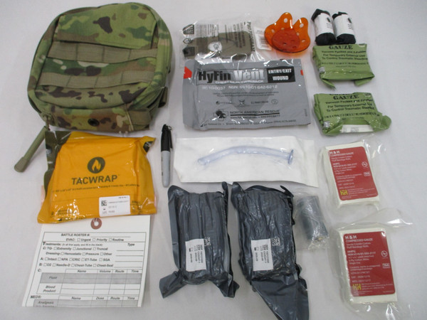 ARMY AIR FORCE OCP IFAK FIRST AID KIT JFAK MULTICAM QUICK CLOTT
