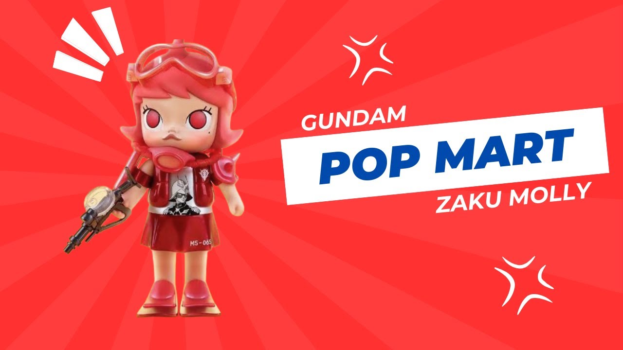 POP MART GUNDAM | ZAKU MOLLY UNBOXING - YouTube