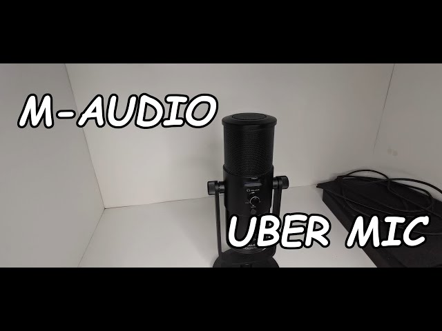 M-Audio Uber Mic - Unboxing and Testing - YouTube