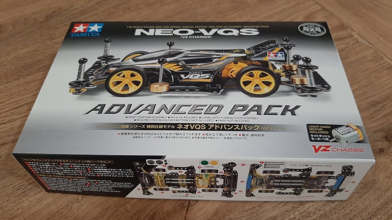 Unboxing - Neo VQS Advanced Pack - 95598 - Tamiya Original - YouTube
